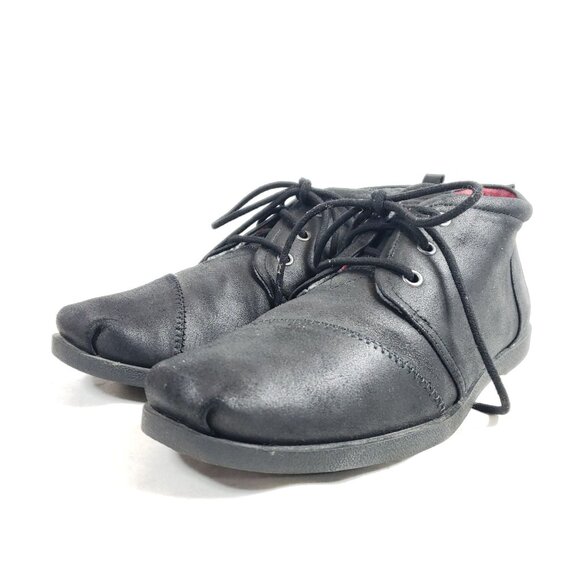 BOBS Womens Size 11 Black Ankle Lace-Up Casual Shoes - Picture 2 of 9